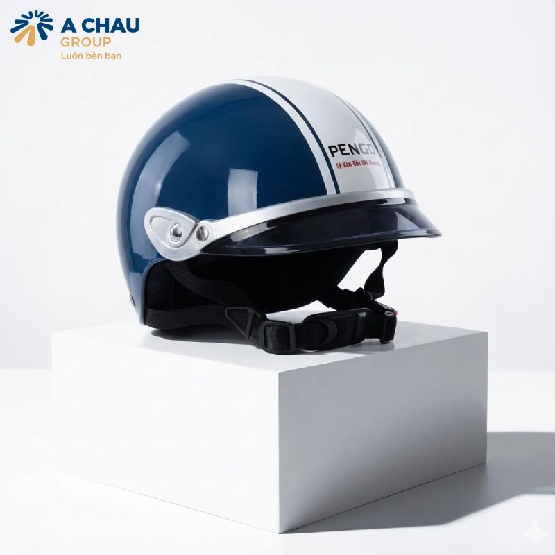 Nón bảo hiểm quảng cáo là gì? Mang lại lợi ích gì? 8 Logo rõ ràng, bền màu