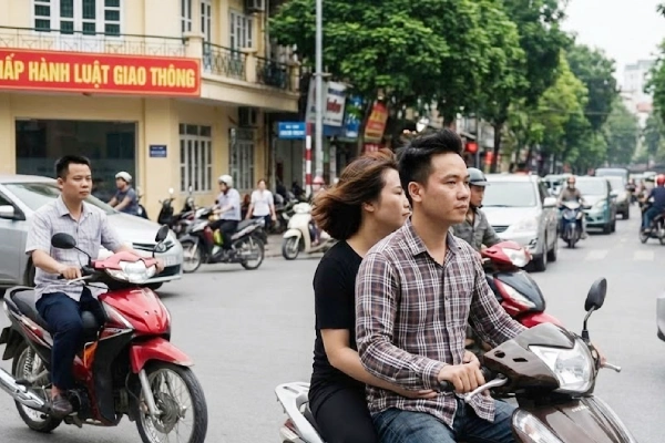 Lỗi không đội mũ bảo hiểm khi tham gia giao thông