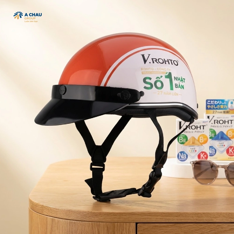 Mẫu mũ bảo hiểm quà tặng doanh nghiệp đẹp Asia MT-105