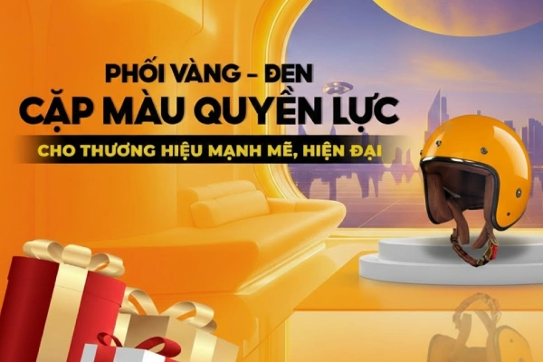 Màu nào phù hợp nhất khi làm mũ bảo hiểm quảng cáo?