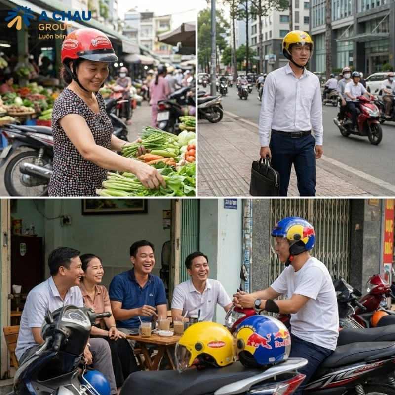 Vì sao in nón bảo hiểm lại là kênh quảng cáo hiệu quả nhất? - Gắn chặt với đời sống thường nhật