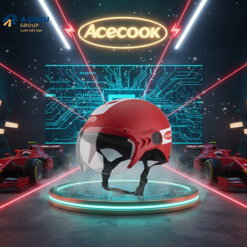 Màu nào phù hợp nhất khi làm mũ bảo hiểm quảng cáo - Màu đỏ nổi bật, mạnh mẽ và thu hút tuyệt đối