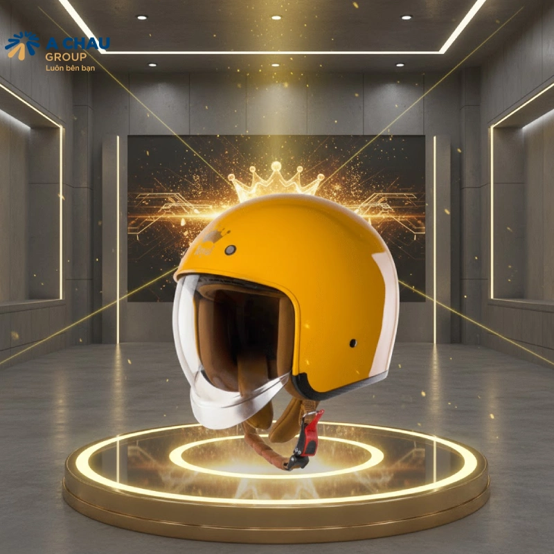 Màu nào phù hợp nhất khi làm mũ bảo hiểm quảng cáo - Màu vàng thu hút ánh nhìn cực mạnh