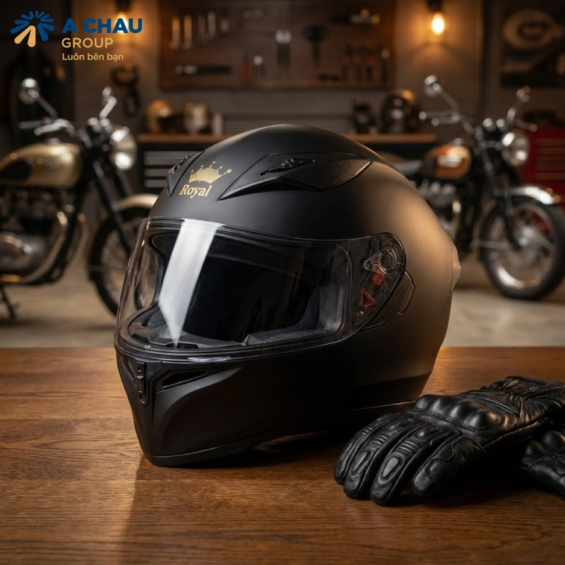 Nón bảo hiểm Fullface có kính che mặt