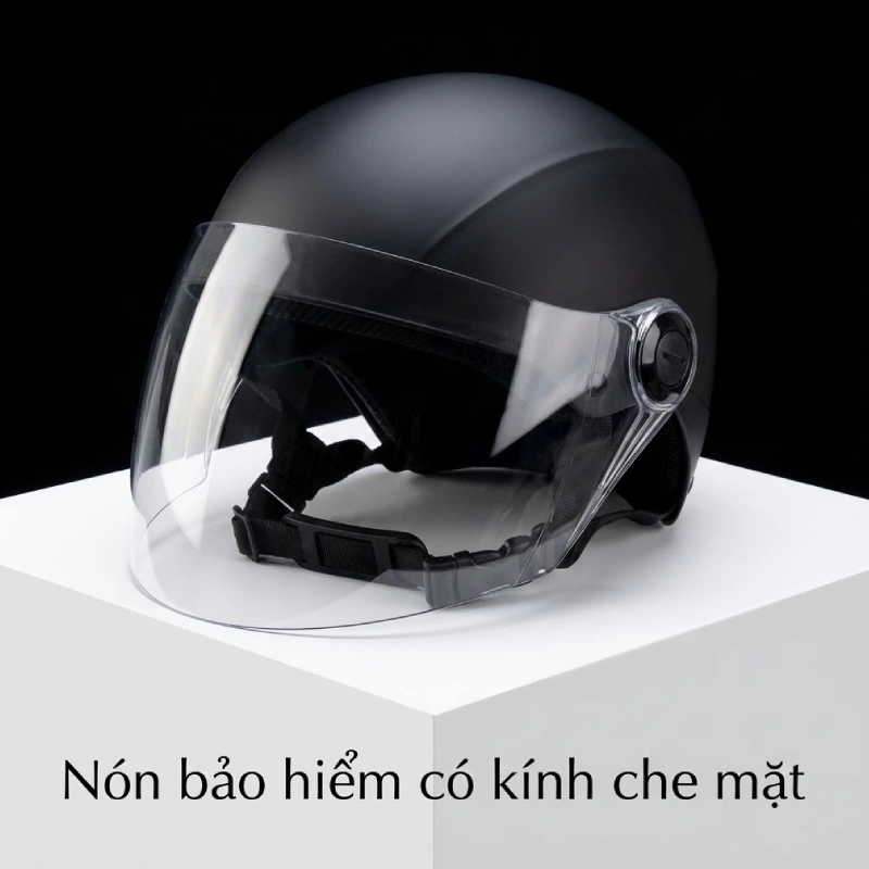 Nón bảo hiểm có kính che mặt là gì?