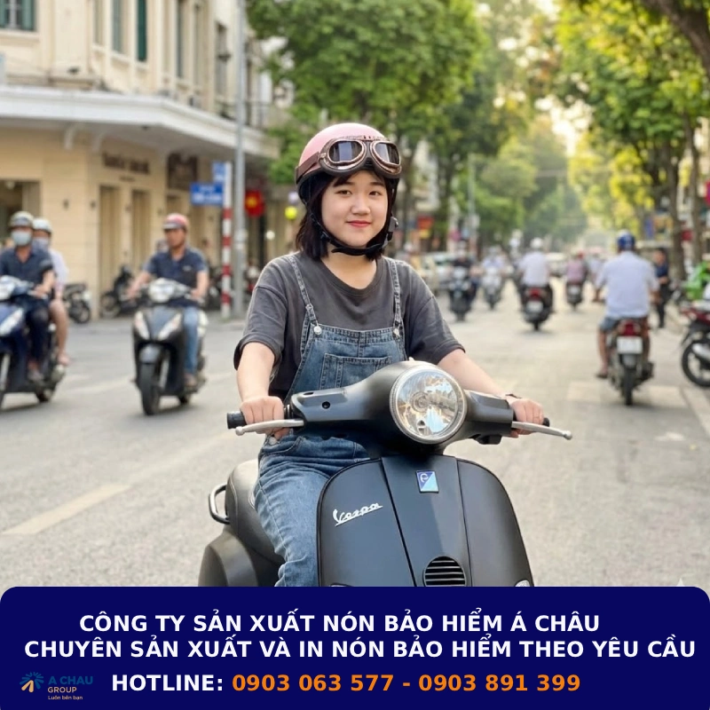 nón bảo hiểm phi công vẫn có thể “ăn nhập” một cách hài hòa với mọi loại xe