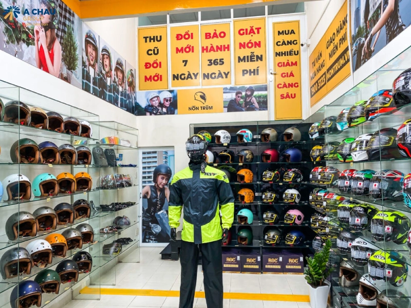 Địa chỉ bán mũ bảo hiểm nón trùm