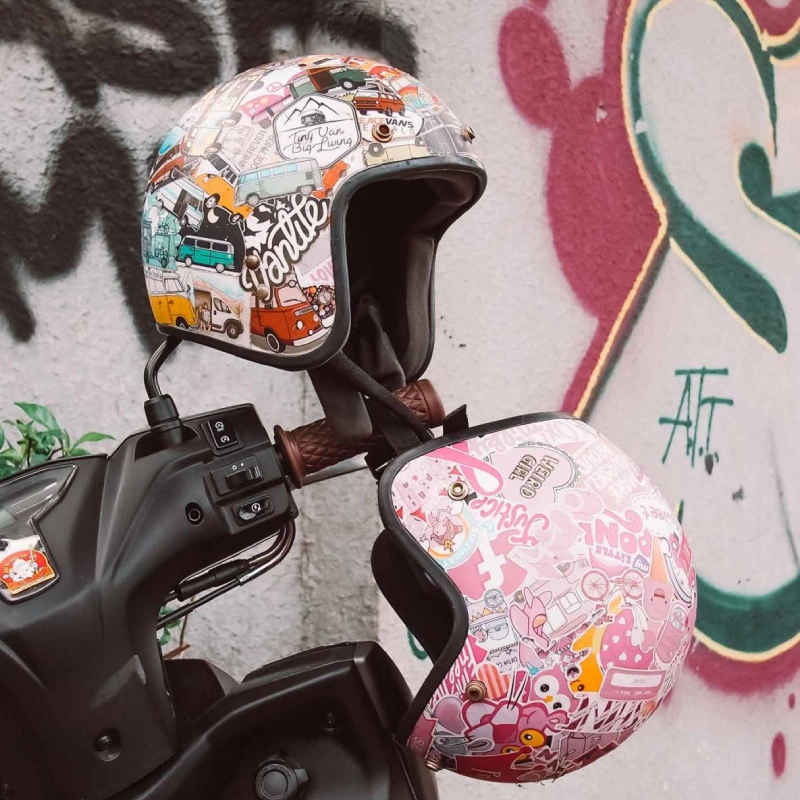 Những lý do khách hàng thích trang trí mũ bảo hiểm