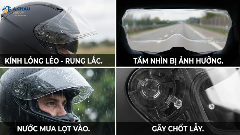 Những lợi ích khi lắp kính mũ bảo hiểm