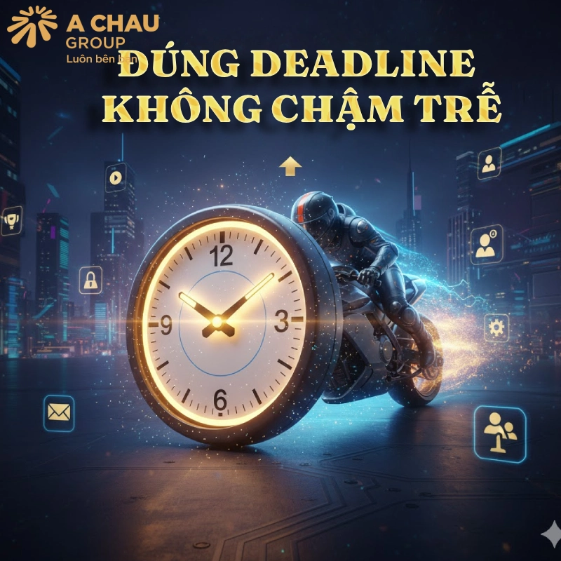 Đúng deadline – không chậm trễ tiến độ