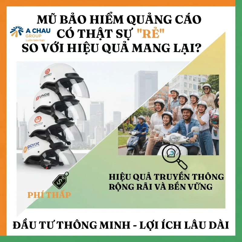 Mũ bảo hiểm quảng cáo có thật sự “rẻ” so với hiệu quả mang lại?