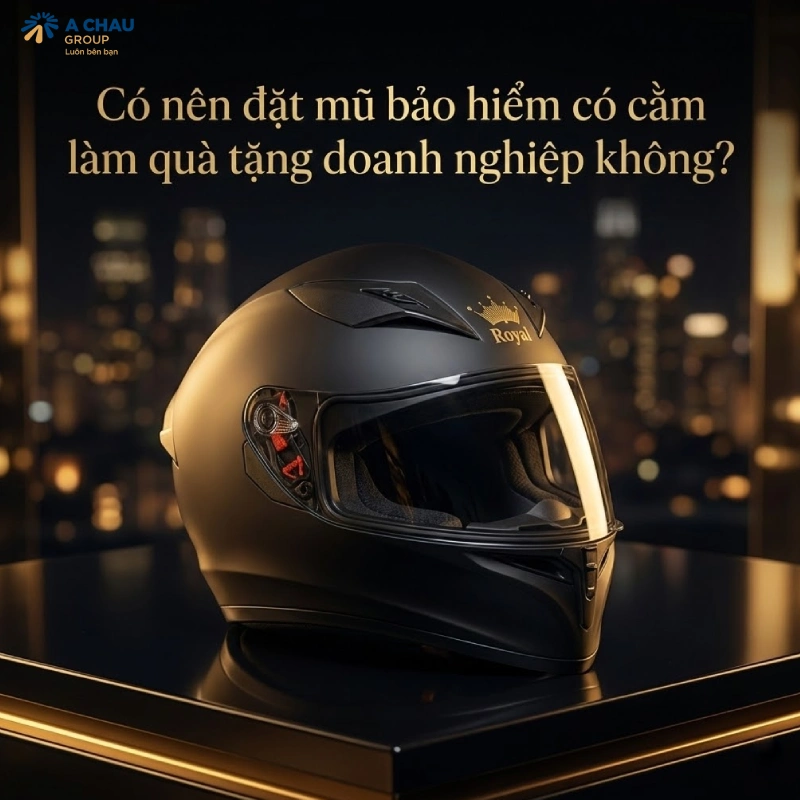 Có nên đặt mũ bảo hiểm có cằm làm quà tặng doanh nghiệp không?