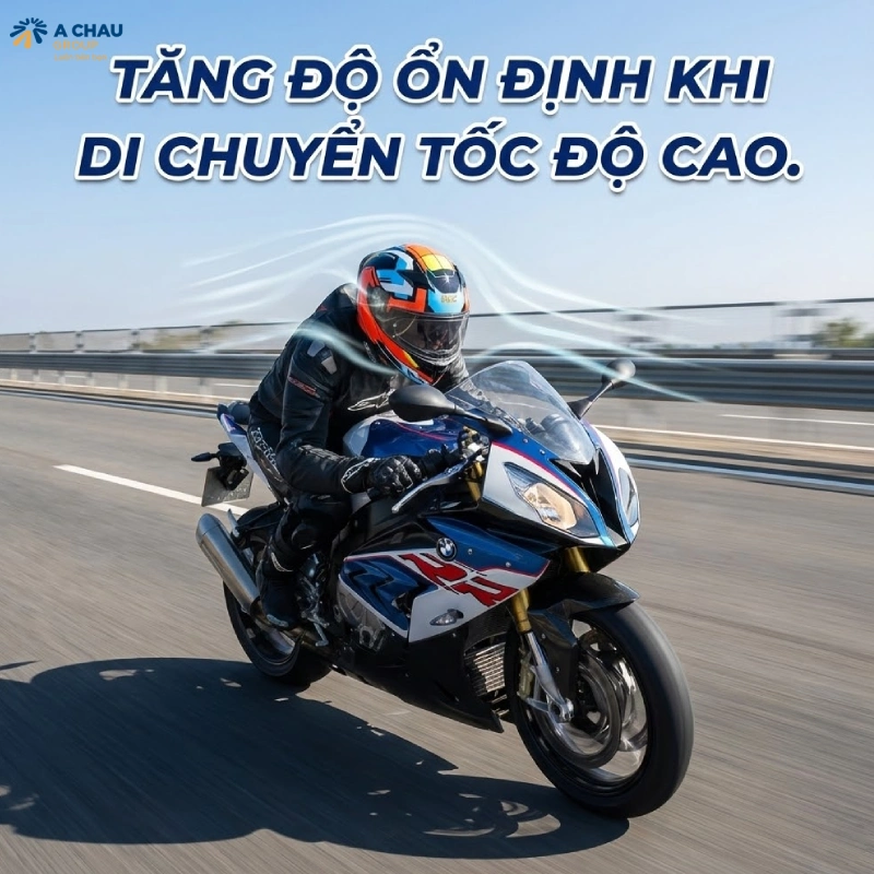 Tăng độ ổn định khi di chuyển tốc độ cao