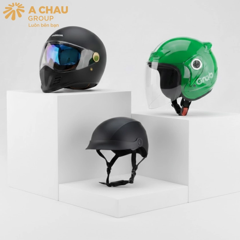 Giá nón bảo hiểm quà tặng thay đổi tùy theo loại nón 1/2, 3/4 hay fullface, có kính hay không kính