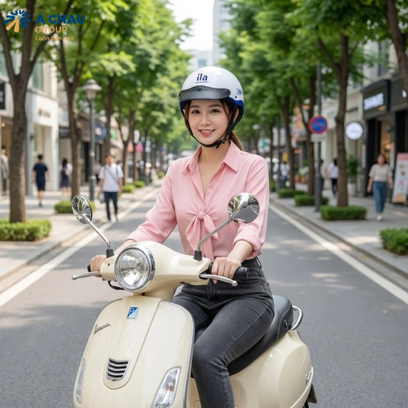 Gia tăng mức độ ghi nhớ thương hiệu nhời truyền thông bằng mũ bảo hiểm quảng cáo in logo