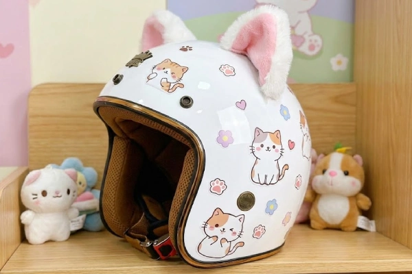 Mũ bảo hiểm cute dễ thương