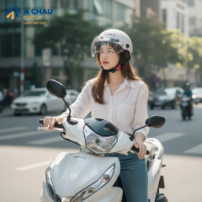 Mũ bảo hiểm là vật dụng thiết yếu trong đời sống người Việt