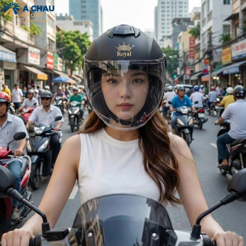 Nón bảo hiểm 3/4 Royal XH01