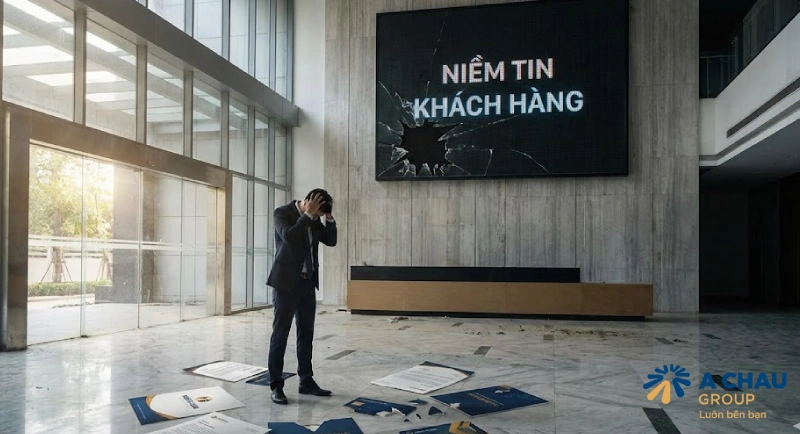 Đánh mất niềm tin từ khách hàng