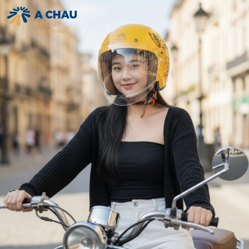 Mũ bảo hiểm hot Trend dẫn đầu 2026: Mũ bảo hiểm 3/4 có kính