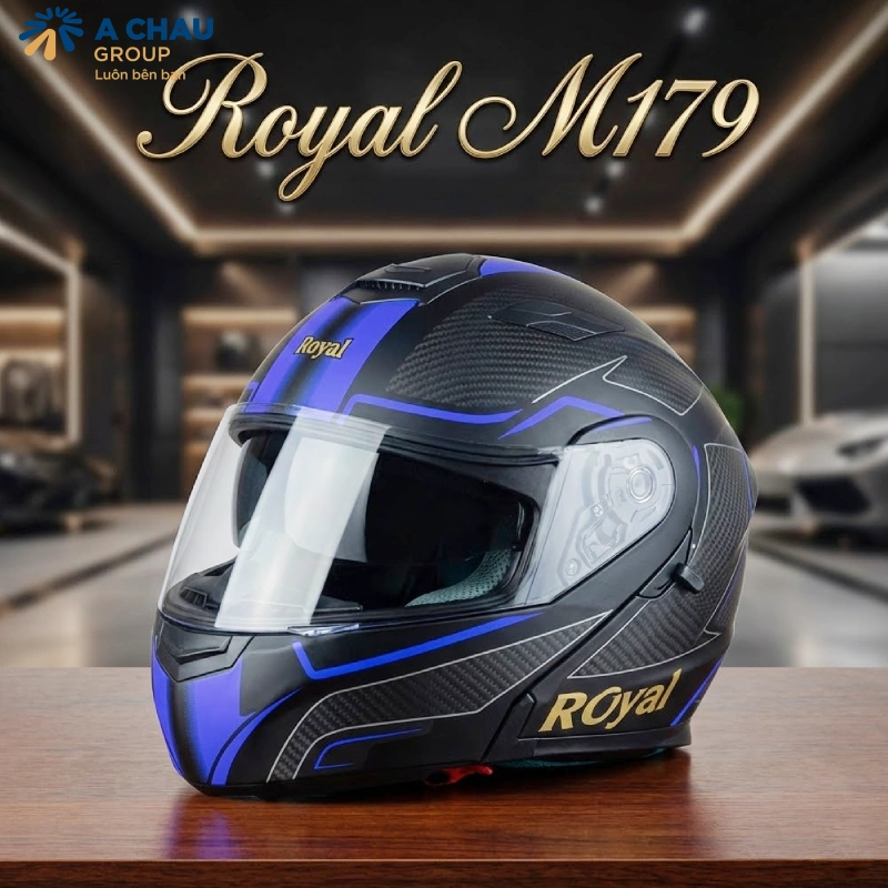 Nón bảo hiểm lật hàm 180 độ là gì? nên mua loại nào? 3 Mũ bảo hiểm Royal M179