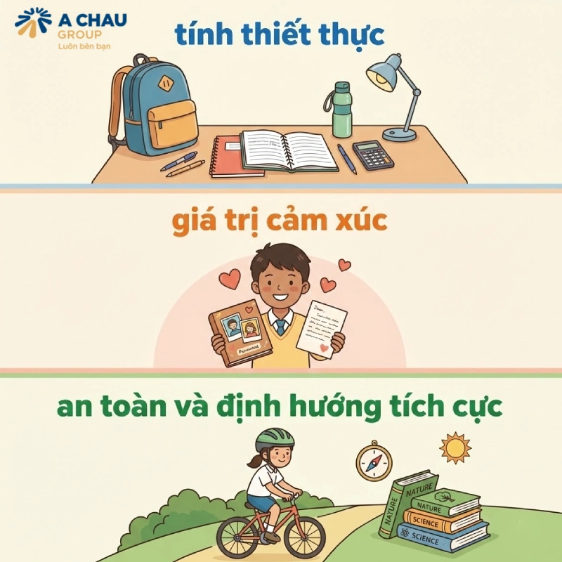 Quà tặng học sinh nên đáp ứng những tiêu chí nào?