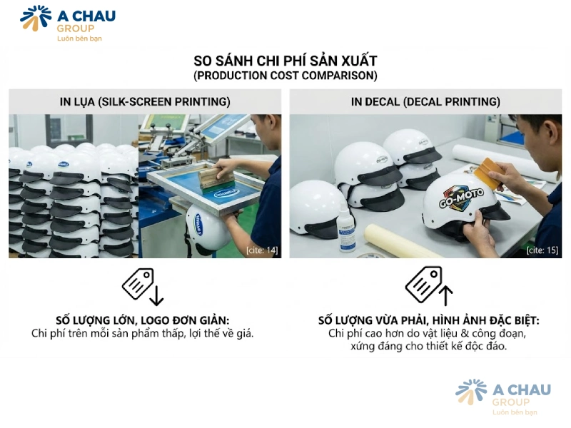 So sánh về chi phí sản xuất