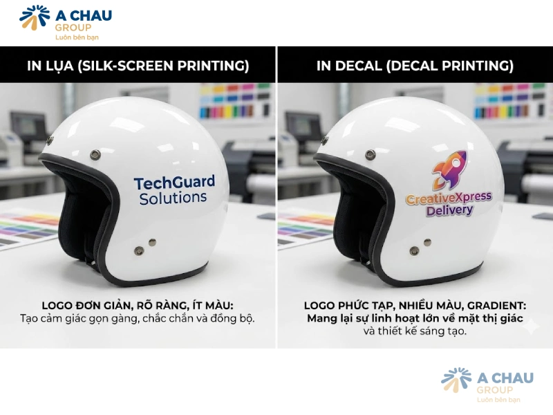 So sánh về tính thẩm mỹ và khả năng thể hiện logo