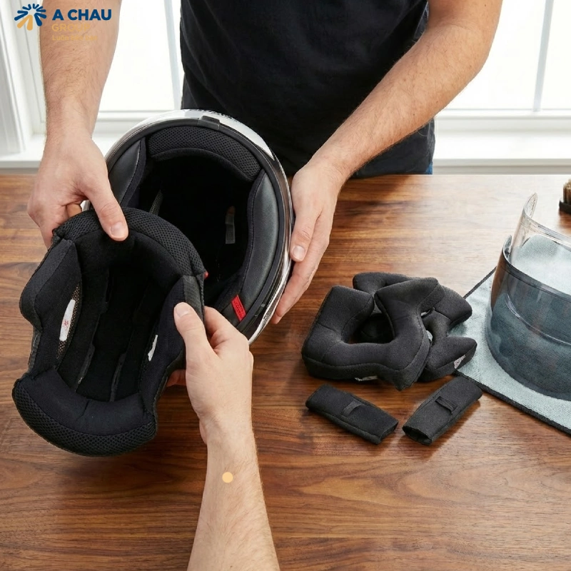 Bước 1: Tháo rời các bộ phận có thể giặt