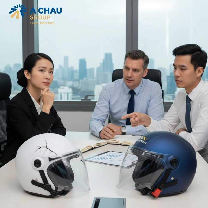 Vì sao doanh nghiệp cần tìm hiểu kỹ trước khi làm mũ bảo hiểm quảng cáo?