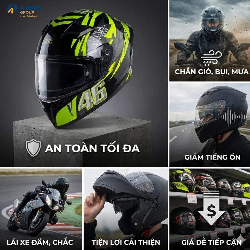 Vì sao mũ bảo hiểm có cằm ngày càng được ưa chuộng?