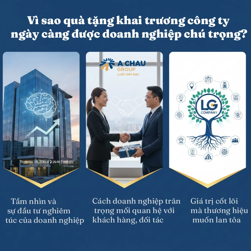 Vì sao quà tặng khai trương công ty ngày càng được doanh nghiệp chú trọng?