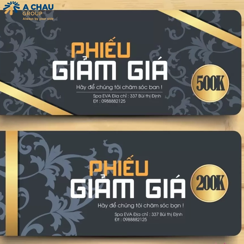 Tặng quà khai trương spa nên tặng Voucher