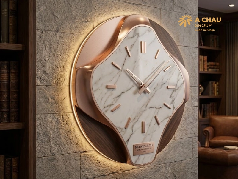 Quà tặng cho khách hàng vip với Đồng hồ treo tường thiết kế riêng