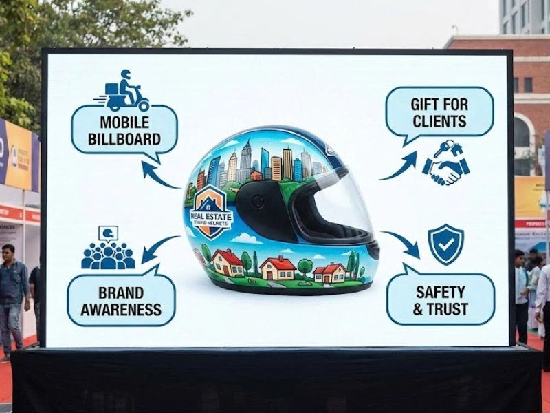 Mũ bảo hiểm quảng cáo bất động sản là gì?
