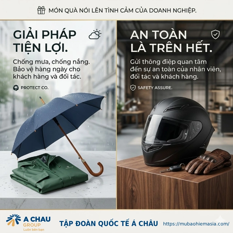 Mũ phù hợp với chiến lược thương hiệu dài hạn hơn quà tặng thời vụ