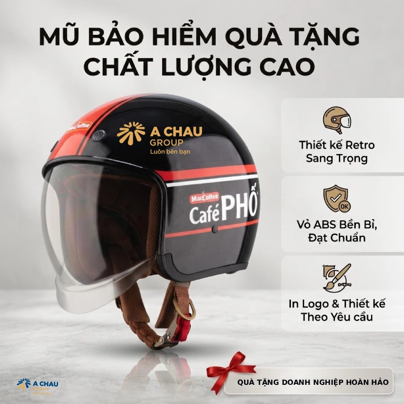 Mũ nón bảo hiểm quà tặng giá tốt cho doanh nghiệp 29 Mũ bảo hiểm quà tặng chất lượng cao