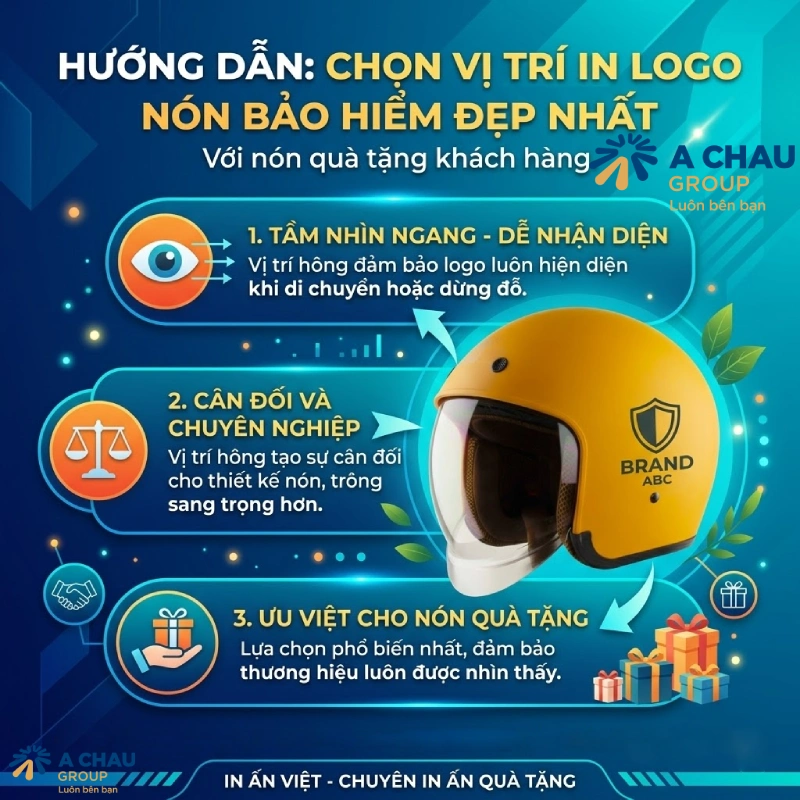 Với nón làm quà tặng khách hàng