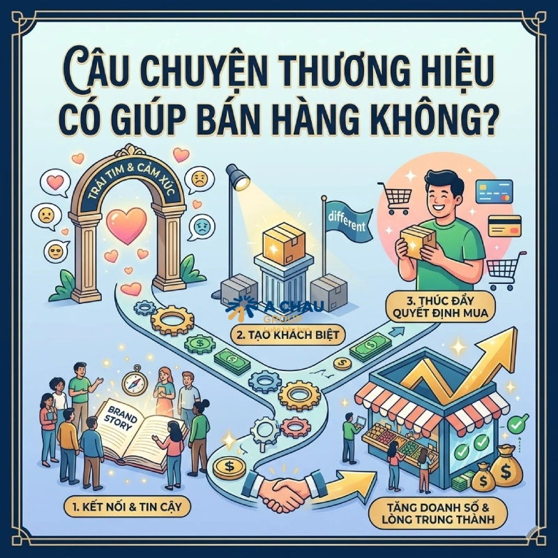 Câu chuyện thương hiệu có giúp bán hàng không?