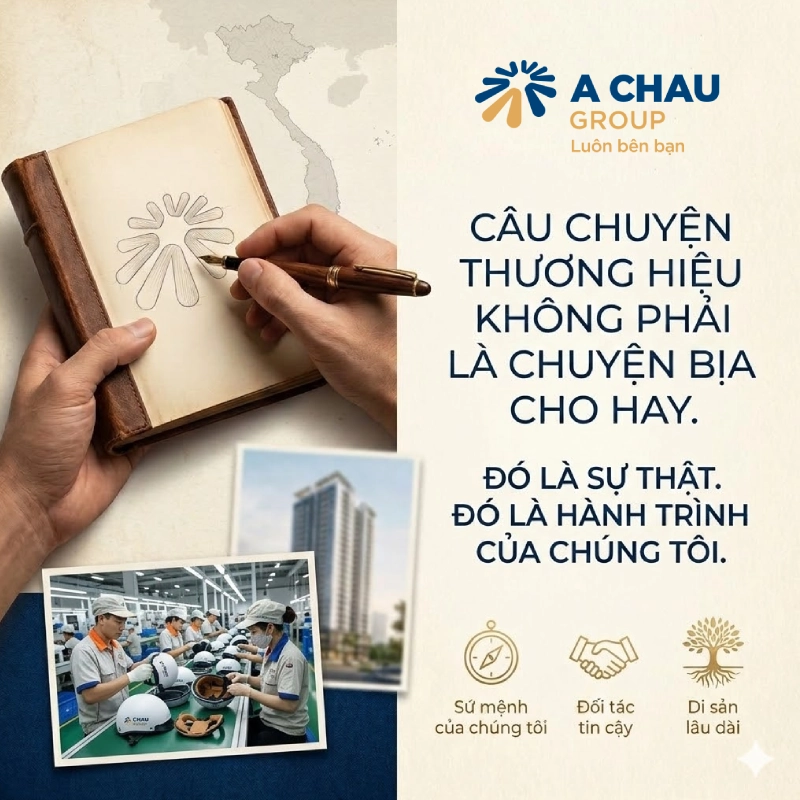 Câu chuyện thương hiệu không phải là chuyện bịa cho hay