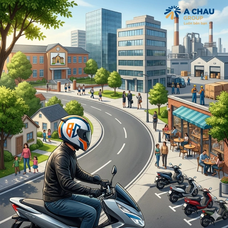 Nón bảo hiểm in logo thương hiệu Đưa thương hiệu ra khỏi không gian doanh nghiệp