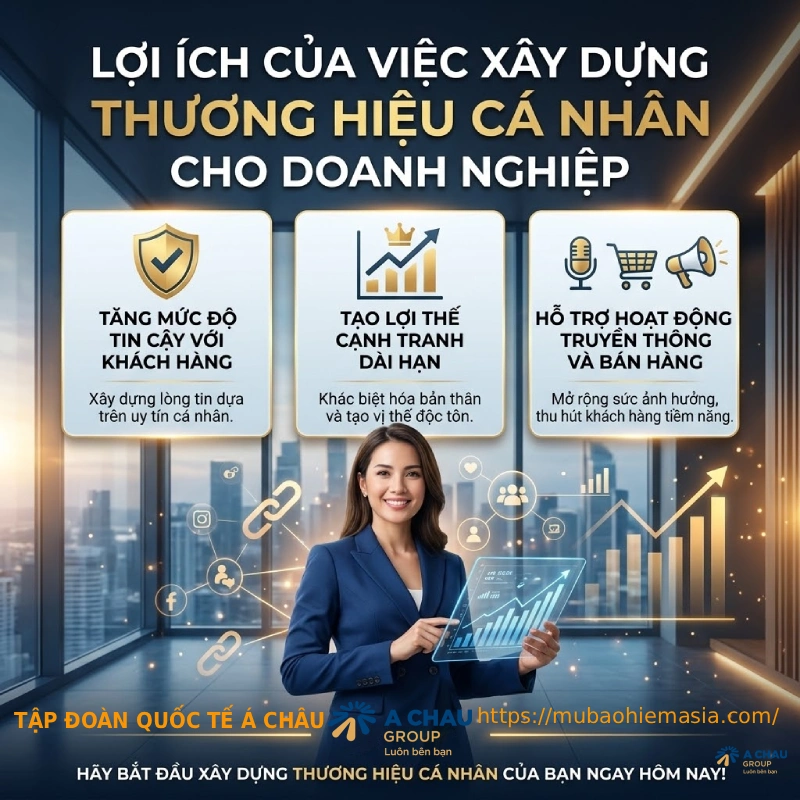 Lợi ích của việc xây dựng thương hiệu cá nhân cho doanh nghiệp