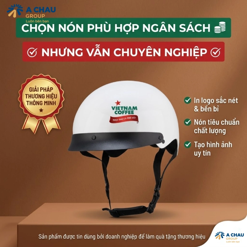 Chọn mẫu nón phù hợp với ngân sách nhưng vẫn giữ được hình ảnh chuyên nghiệp