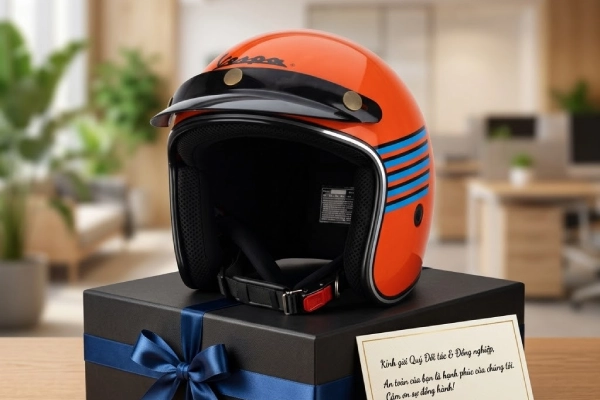 Lý do doanh nghiệp chọn nón bảo hiểm in logo làm quà tặng