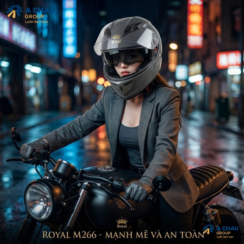 Mũ bảo hiểm có cằm cho nữ M266