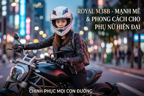 Top 5 mũ bảo hiểm có cằm cho nữ tốt nhất hiện nay