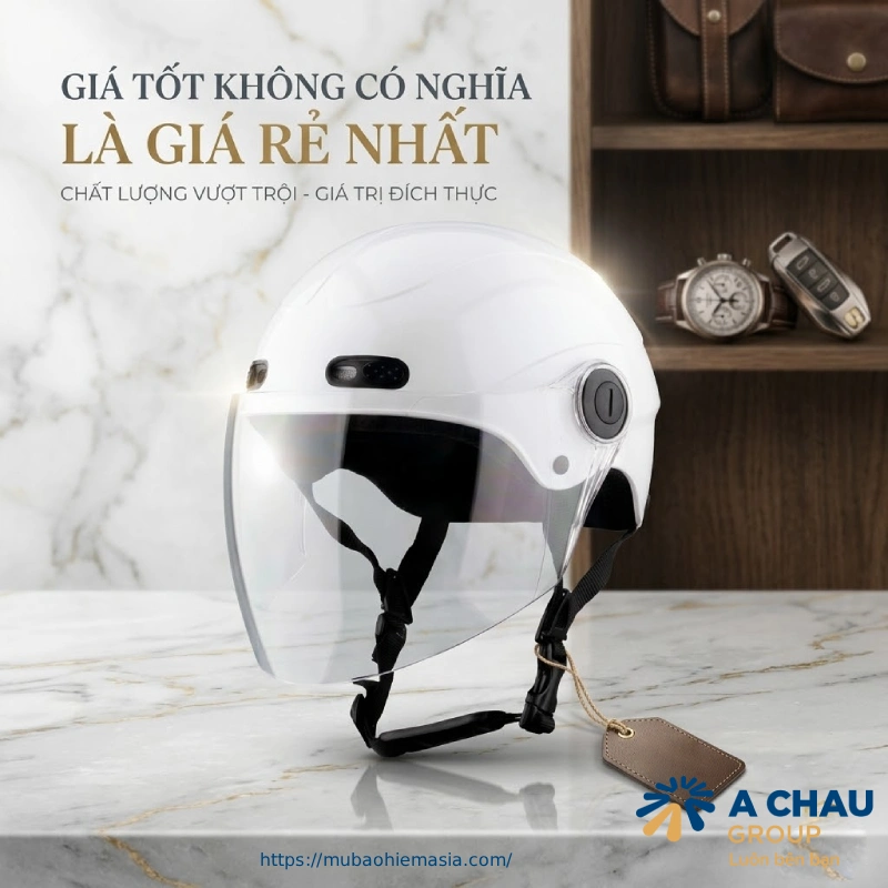 Mũ bảo hiểm giá tốt không có nghĩa là giá rẻ nhất