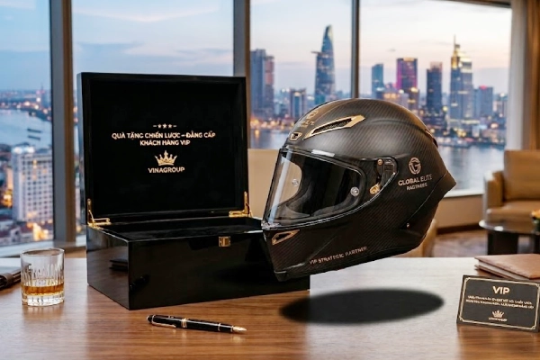 Mũ bảo hiểm quảng cáo cho khách hàng VIP