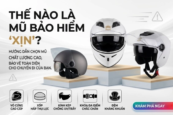 Mũ bảo hiểm xịn