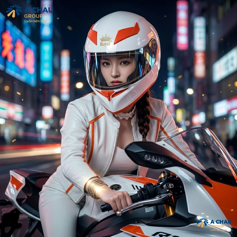 Mũ bảo hiểm có cằm cho nữ Royal M138B